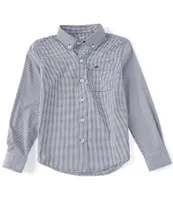 Southern Tide Little/Big Boys 4-16 Long Sleeve Intercoastal Mini-Gingham Shirt