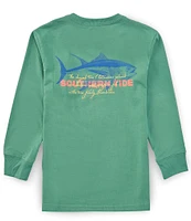 Southern Tide Little/Big Boys 4-16 Long Sleeve Skipjack Facts T-Shirt