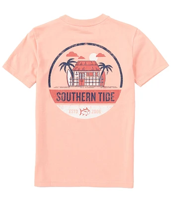 Southern Tide Little/Big Boys 4-16 Short Sleeve Shack Circle Graphic T-Shirt