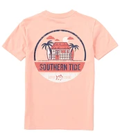 Southern Tide Little/Big Boys 4-16 Short Sleeve Shack Circle Graphic T-Shirt