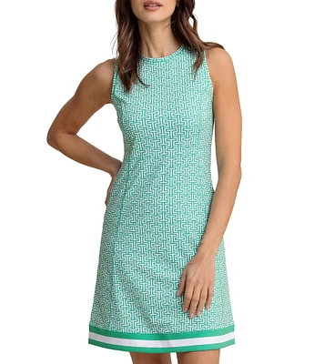 Southern Tide Lyllee ST Geo Printed Performance Dress