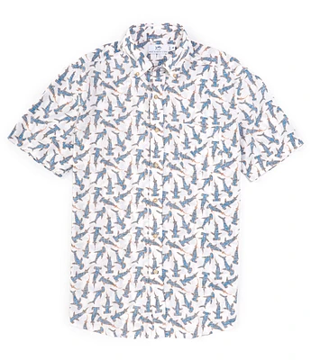 Southern Tide Nailed It Short Sleeve Woven Shirt