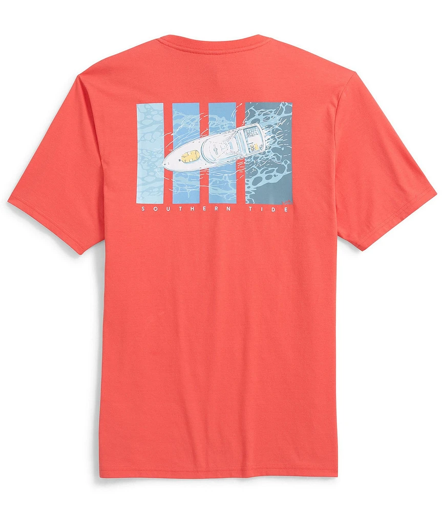 Southern Tide On Yacht Time Graphic Short Sleeve T-Shirt