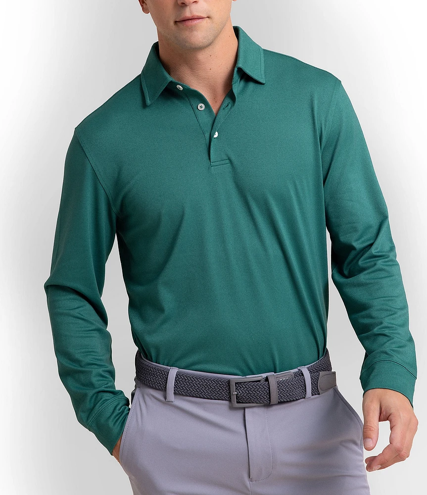 Southern Tide Performance Stretch Belfair Long Sleeve Polo Shirt