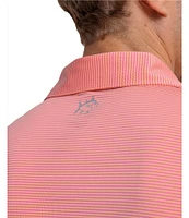 Southern Tide Performance Stretch Brrr°-eeze Meadowbrook Stripe Short Sleeve Polo Shirt
