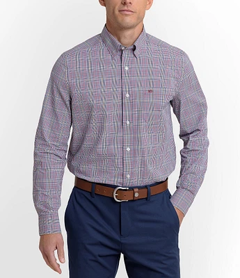 Southern Tide Performance Stretch Brunswick Plaid Charleston Long Sleeve Woven Shirt