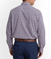 Southern Tide Performance Stretch Brunswick Plaid Charleston Long Sleeve Woven Shirt