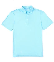 Southern Tide Performance Stretch Driver Coastal Geo Printed Short Sleeve Polo Shirt