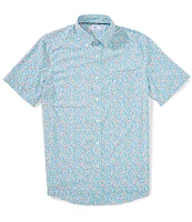 Southern Tide Performance Stretch Intercoastal Petal Party Short Sleeve Woven Shirt