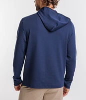 Southern Tide Performance Stretch Scuttle Heather Quarter-Zip Hoodie