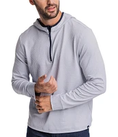 Southern Tide Performance Stretch Scuttle Heather Quarter-Zip Hoodie