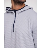 Southern Tide Performance Stretch Scuttle Heather Quarter-Zip Hoodie