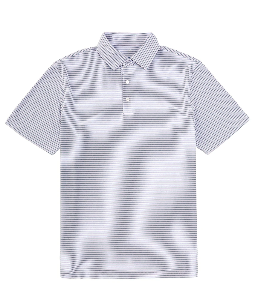 Southern Tide Ryder Heather Halls Performance Stretch Short Sleeve Polo Shirt