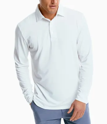 Southern Tide Ryder Performance Stretch Long-Sleeve Polo Shirt