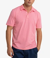 Southern Tide Seaport Davenport Stripe Short Sleeve Polo Shirt