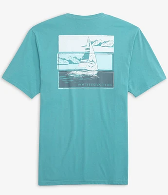 Southern Tide Set Sail Tri Short Sleeve T-Shirt