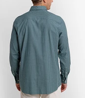 Southern Tide Shemwood Plaid Skipjack Long Sleeve Woven Shirt