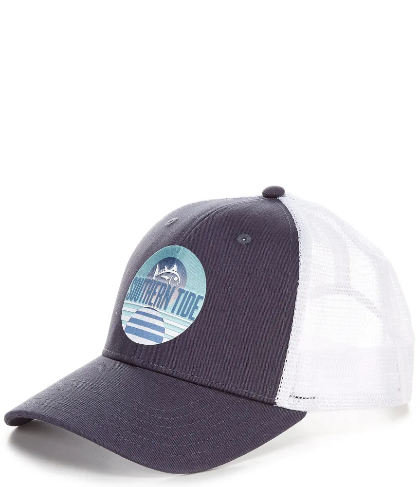 Southern Tide Skipjack And Stripes Trucker Hat