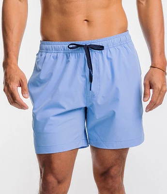 Southern Tide Solid Tonal 2.0 6#double; Inseam Swim Trunks