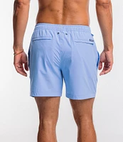 Southern Tide Solid Tonal 2.0 6#double; Inseam Swim Trunks
