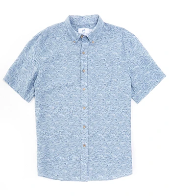 Southern Tide The Whaler Short Sleeve Woven Shirt