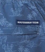 Southern Tide Tide To The Shore 6#double; Inseam Swim Trunks