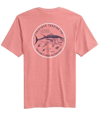 Southern Tide You Can't Catch The Skipjack Graphic Heather Short Sleeve T-Shirt