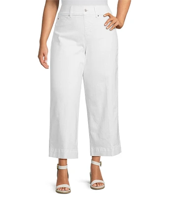 Spanx Plus Size SPANXshape™ EveryWear Cropped Wide Leg Jeans