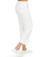 Spanx Stretch Twill Cropped Wide Leg Pants
