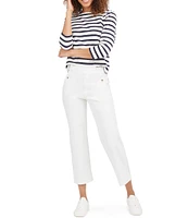 Spanx Stretch Twill Cropped Wide Leg Pants