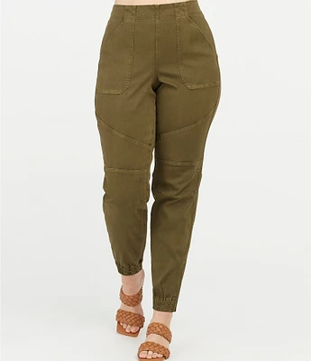 Spanx Stretch Mid Rise Twill Joggers