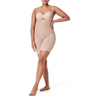 SPANXsculpt™ TotalContour Open-Bust Mid-Thigh Bodysuit