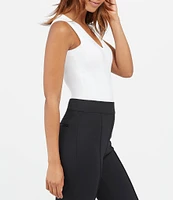 Spanx V-Neck Tummy-Smoothing Modern Tank Bodysuit