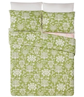 Spartina 449 Queenie Palm Royale Reversible Mini Quilt Set