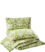 Spartina 449 Queenie Palm Royale Reversible Mini Quilt Set