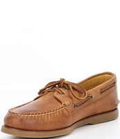 Sperry Men's Gold Water Resistant Leather Boat Shoes