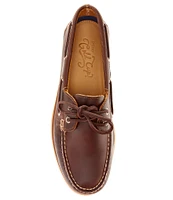 Sperry Men's Gold Authentic Original Orleans Leather Lace-Up Boat Shoes