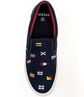 Sperry Men's SeaCycled Striper II Slip-On Nautical Sneakers