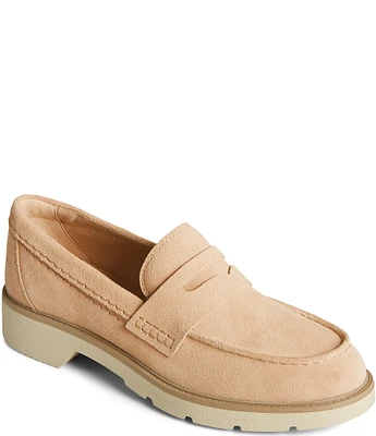 Sperry Women's Wells Suede Penny Loafers