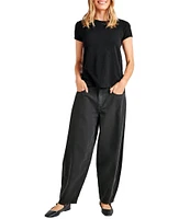 Splendid Abbie Crew Neck Short Sleeve T-Shirt