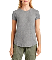 Splendid Abbie Crew Neck Short Sleeve T-Shirt