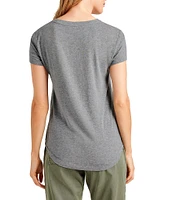 Splendid Abbie Crew Neck Short Sleeve T-Shirt