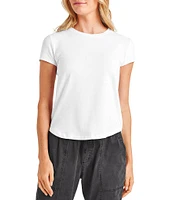 Splendid Abbie Crew Neck Short Sleeve T-Shirt