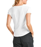 Splendid Abbie Crew Neck Short Sleeve T-Shirt