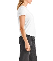 Splendid Abbie Crew Neck Short Sleeve T-Shirt