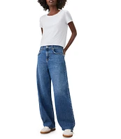 Splendid Abbie Crew Neck Short Sleeve T-Shirt