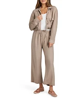 Splendid Adele Chambray Wide Leg Pants