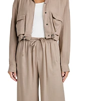 Splendid Adele Chambray Wide Leg Pants