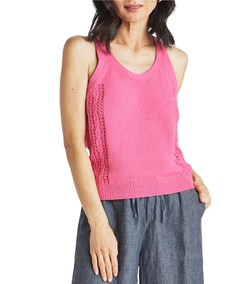 Splendid Ally Knit Scoop Neck Sleeveless Tank Top