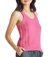 Splendid Ally Knit Scoop Neck Sleeveless Tank Top